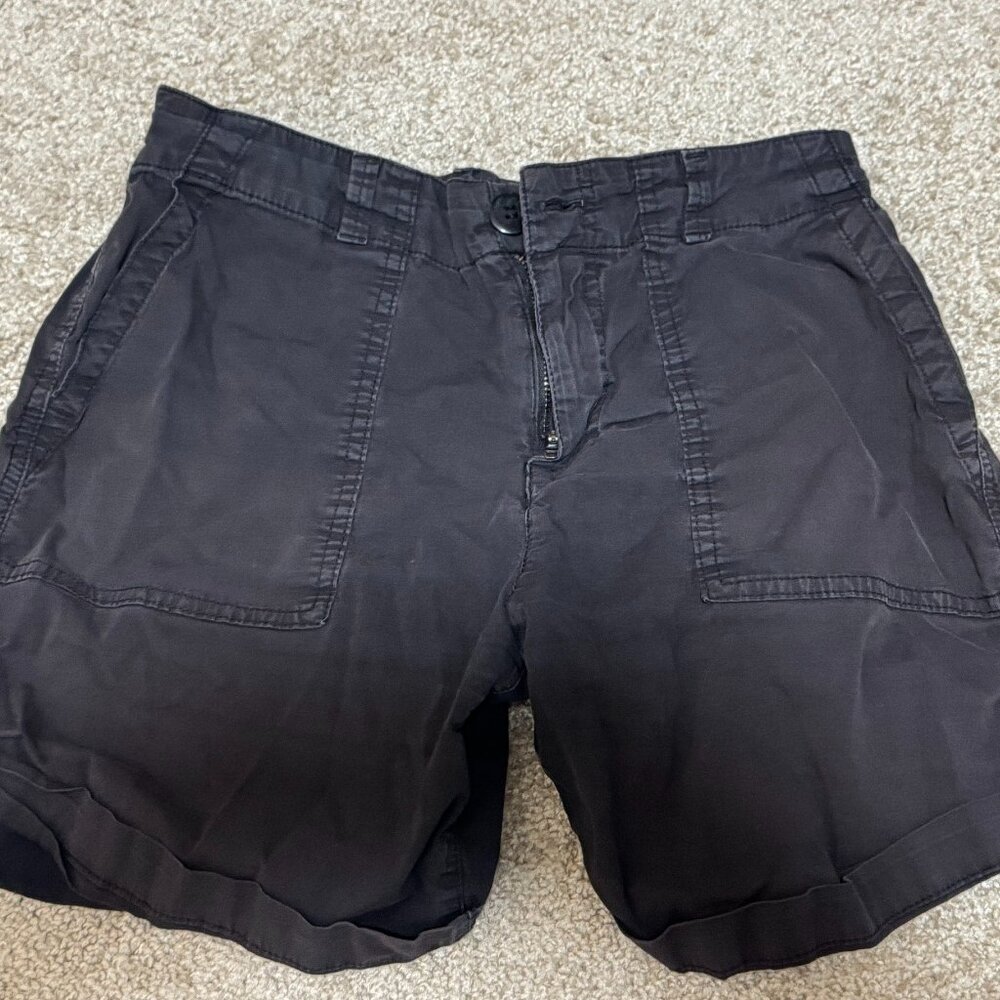 Sanctuary Standard Surplus Wanderer Cargo Shorts SZ 26 - Black